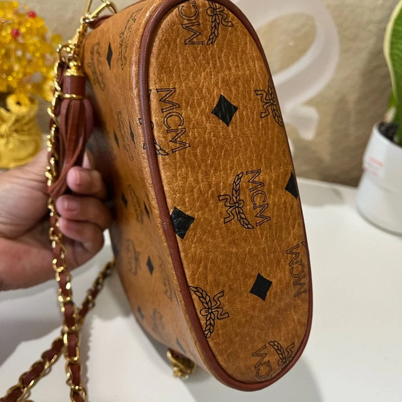 MCM Cognac Sling Bag - Picture 5 of 12